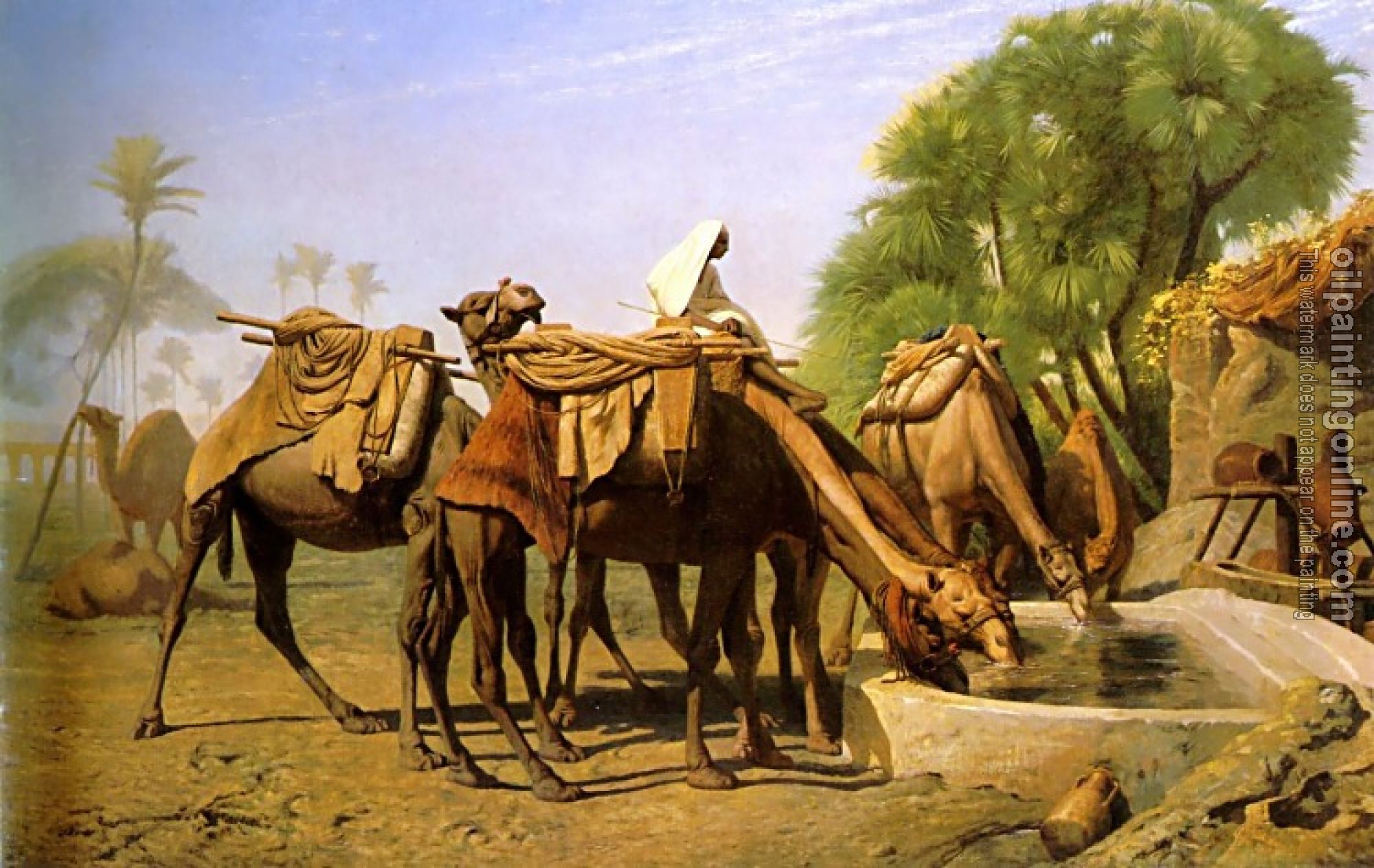 Gerome, Jean-Leon - arab oil painting